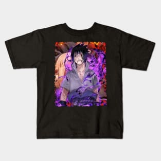 SASUKE UCHIHA MERCH VTG Kids T-Shirt